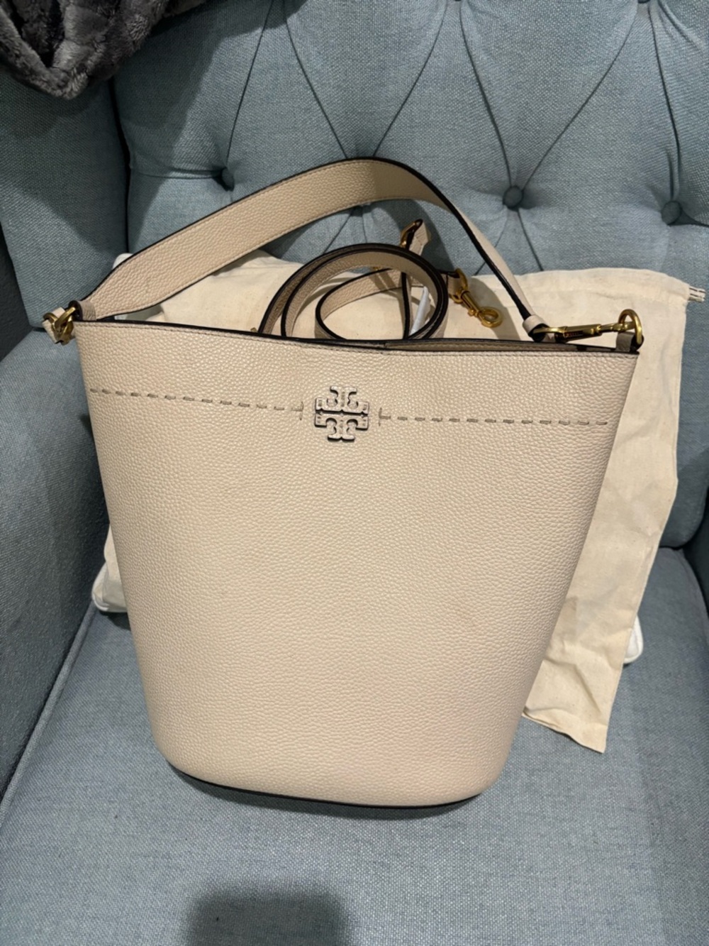 Tory Burch leather Bucket Bag
